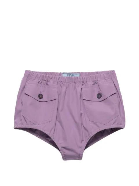 Prada poplin shorts Purple SP6630SOOO1XV2