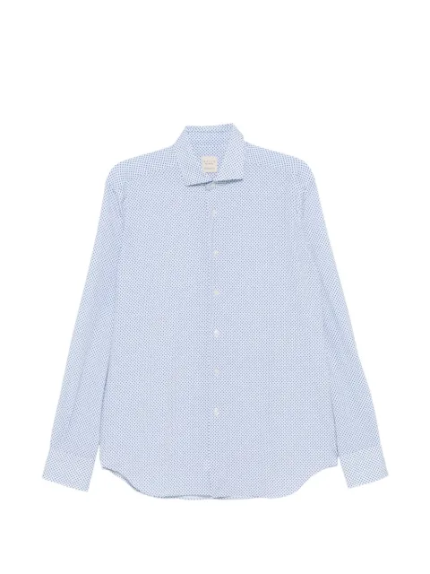 Xacus patterned shirt Blue ACT558ML21631