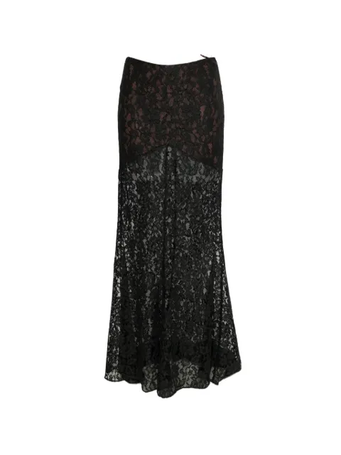 De La Vali Pasion maxi skirt Black DS2678