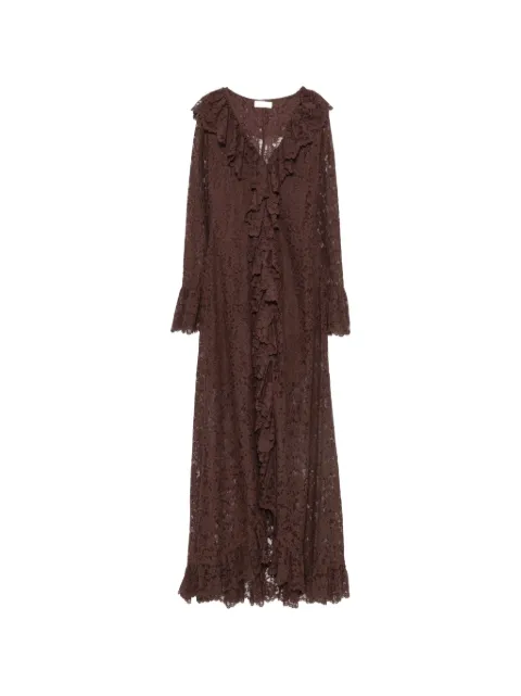 De La Vali Clementina maxi dress Brown DS2608