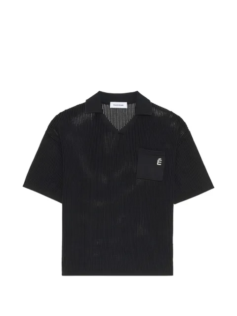 Études Studio chest-pocket V-neck T-shirt Black E26MMKNI68096