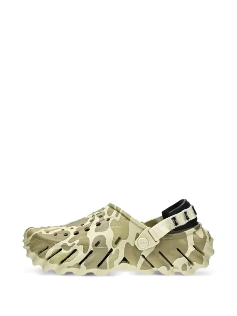 Crocs camouflage cut-out clogs Green 2119812YJ