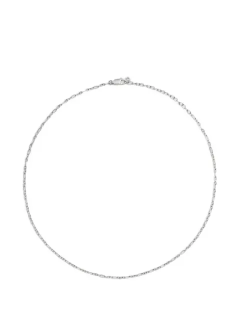 Monica Vinader textured-chain necklace Silver SSCHMX16NON