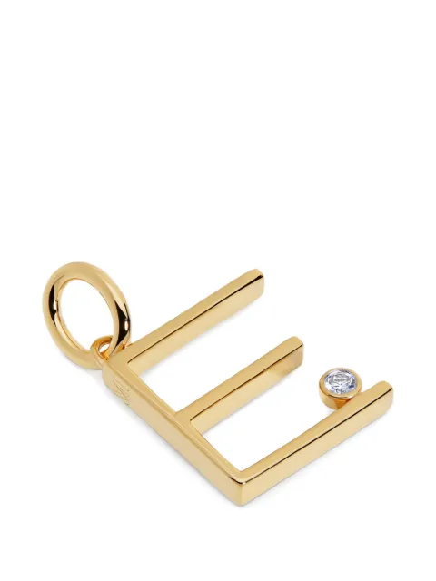 Monica Vinader Solitaire diamond pendant Gold GPPTVDIELGD