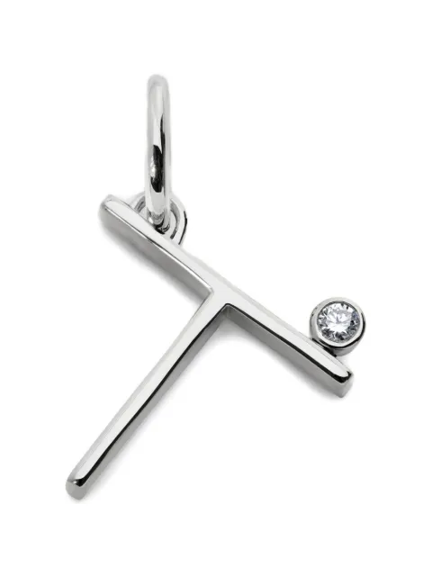 Monica Vinader Solitaire diamond pendant Silver SSPTVDITLGD
