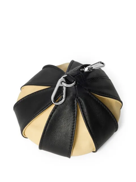 LEMAIRE balloon zipped leather key charm Black SL0109LL0159