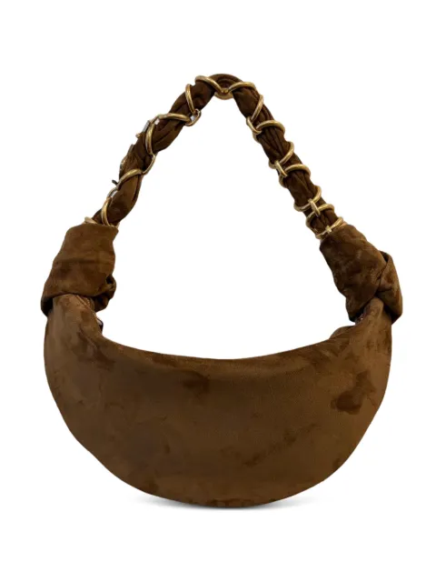 Saint Laurent mini Amalia chain shoulder bag Brown 8625581U80W