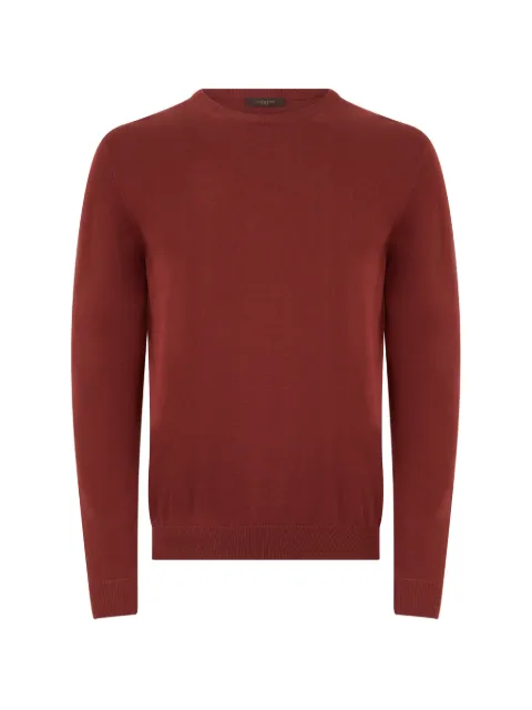 slowear crewneck long-sleeved sweater Red 810234ZY318