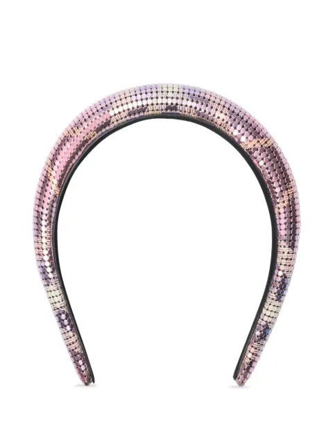 Burberry Check mesh headband Pink 8119737