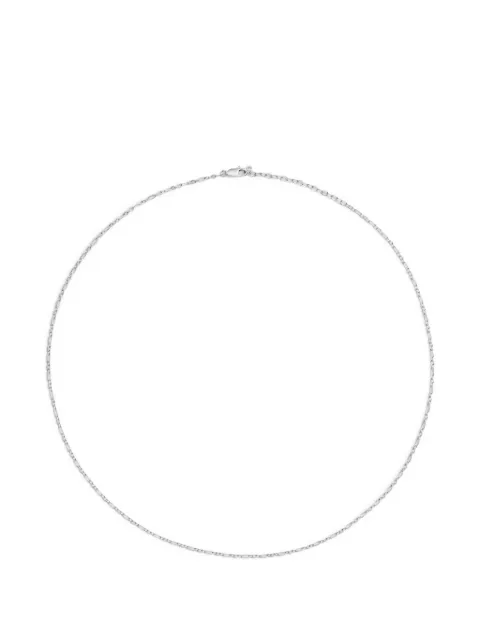 Monica Vinader textured-chain necklace Silver SSCHMX22NON