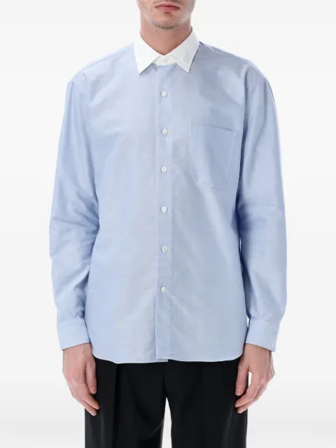 Salvatore Piccolo Alberto pocket shirt Blue ALBERTOLS31