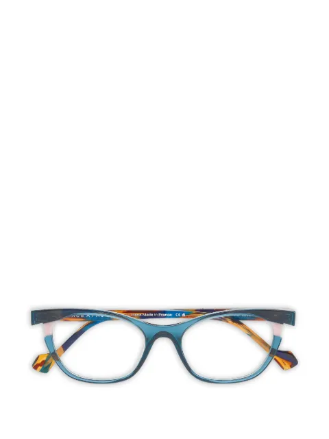 Face À Face geometric-frame glasses Blue BAHIA1