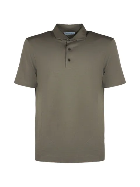 Cruciani buttoned polo shirt Green U61T0152PO26