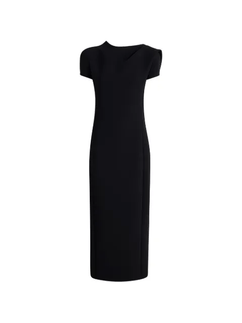 KHAITE Iryl short sleeve midi dress Black 56114114200