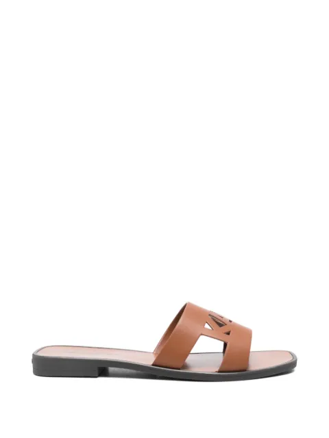 Karl Lagerfeld Skoot III flat sandals Brown KL80405C022