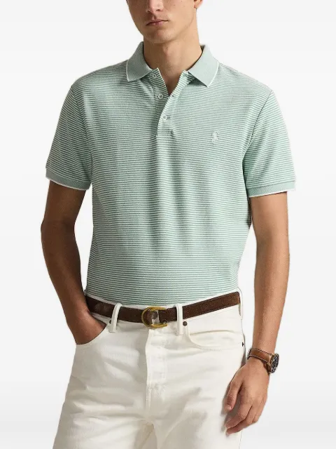 Polo Ralph Lauren striped logo polo shirt Green 710A12308001