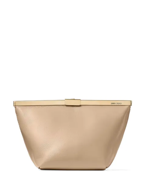 Jimmy Choo Ganache chain clutch bag Neutrals GANACHENAP