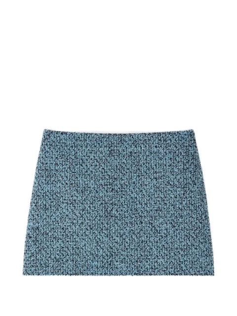 Gucci tweed mini skirt Blue 848633ZATN0