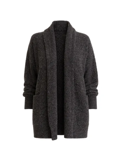 Iris Von Arnim shawl pocket cardigan Grey 2540382289
