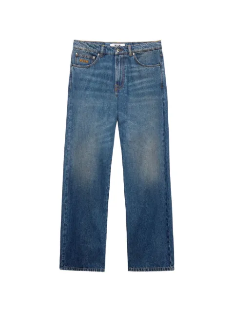 MSGM logo trousers Blue 3940MP236L257594