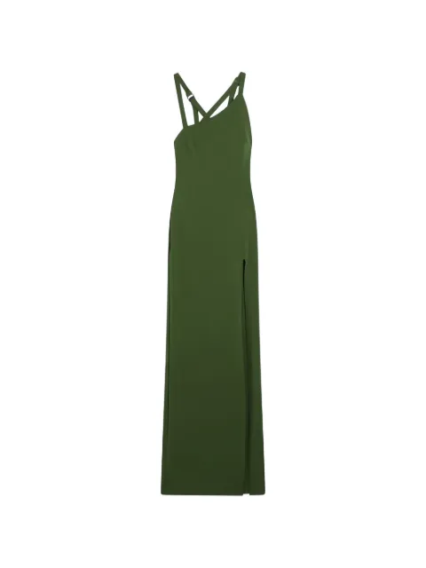 The Attico side-slit long dress Green 260WCW0026VVP002AA