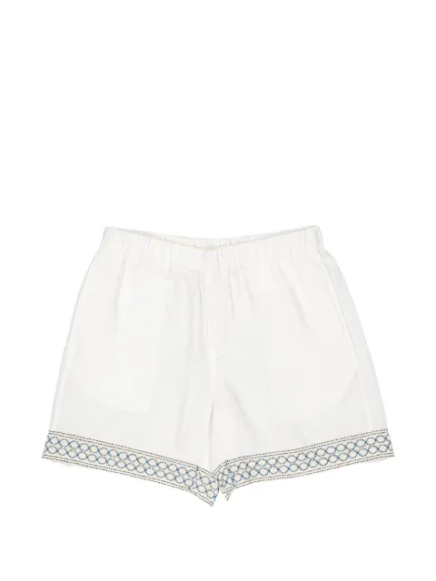 Homme braided bermudas White S009T