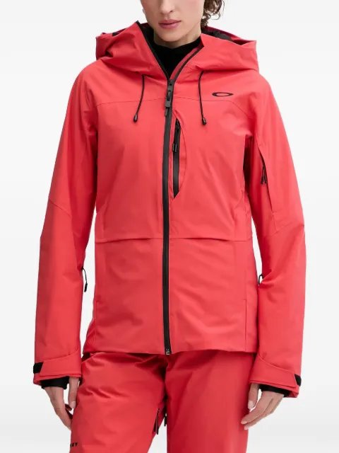 Oakley Canopy insulated hooded ski jacket Red FOA500824