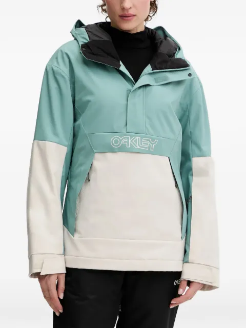 Oakley Tnp Tbt colour-block hooded ski jacket Blue FOA500471