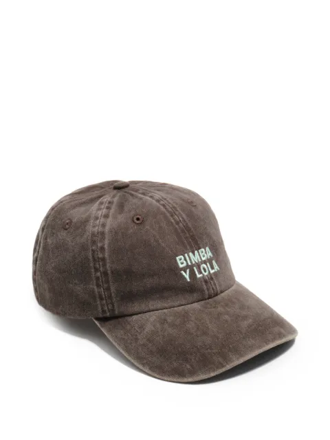 BIMBA Y LOLA lettering baseball cap Brown 261BAGO3110600