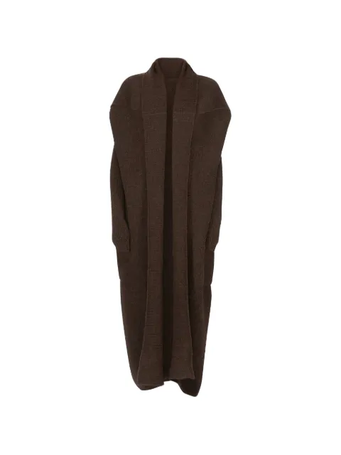 Rick Owens open-front cardigan Brown RP02E4667KWP