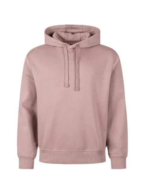 HUGO logo-detail hoodie Pink 50486478