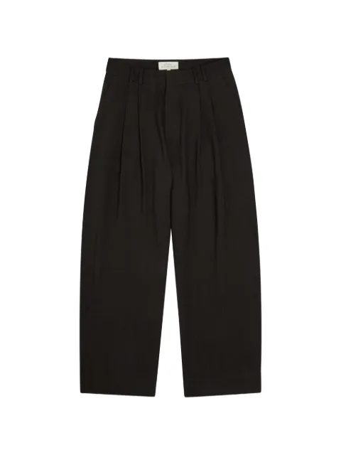 Studio Nicholson pleated trousers Brown LINESNM1185