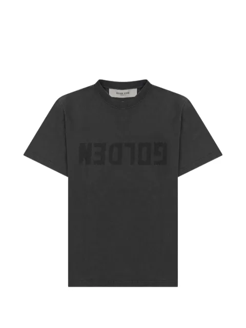 Golden Goose logo-patch T-shirt Grey GMP01220P000671