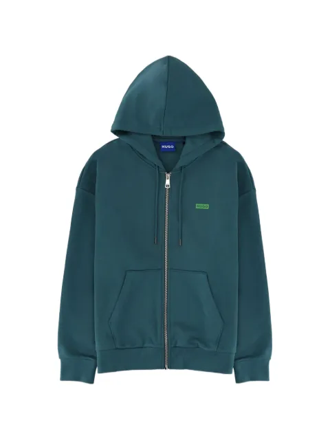 HUGO zip-up hoodie Blue 50520017