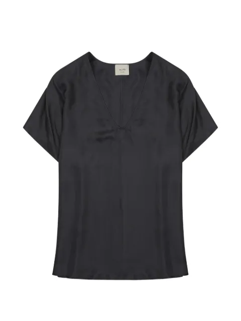 Alysi silk blouse Grey 116295