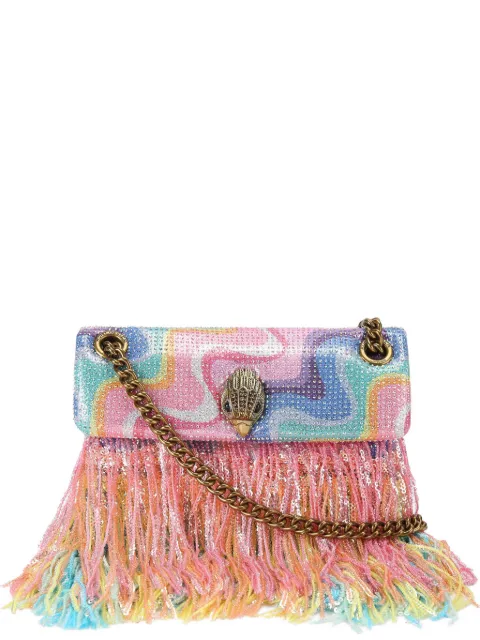 Kurt Geiger London mini Kensington fringe bag Pink 5020169689