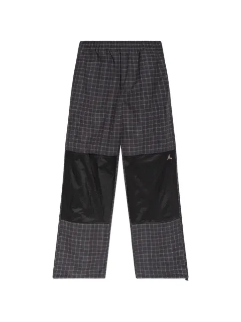 ROA geometric painels trousers Grey YBMW023FA21