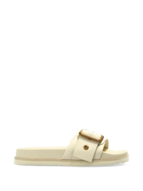 AllSaints Ellie buckle sandals White W038FE