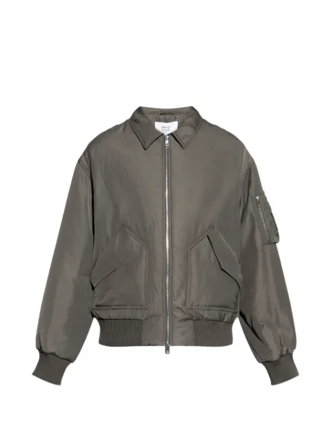 Maison Kitsuné zip jacket Grey QM02206WQ4079