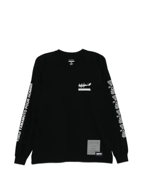 Yohji Yamamoto x Neighborhood long-sleeve sweatshirt Black HKT98998