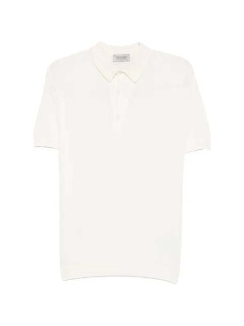 John Smedley Adrian short-sleeves polo shirt Neutrals ADRIAN