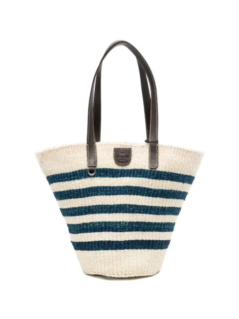 Weekend Max Mara Wkagennaio striped handle tote bag Neutrals 2615511015600