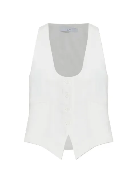 IRO Cala button-up waistcoat White WP16CALA