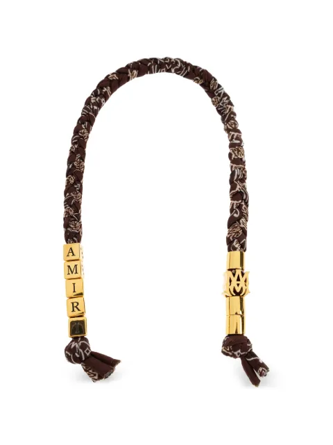 AMIRI braided keyring Brown AWHAOT1004