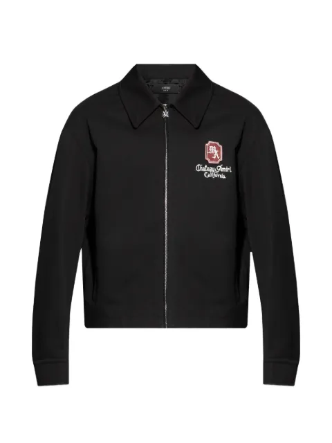 AMIRI collared zip-fastening jacket Black AM0UJA1094