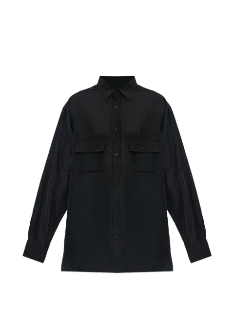 Y-3 flap-pocket shirt Black KH0419