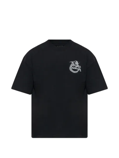 AllSaints Terra oversized graphic-print T-shirt Black M023PE