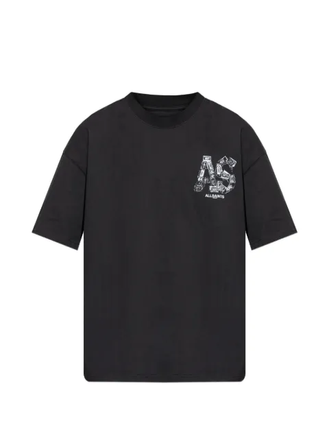 AllSaints Mixtape graphic T-shirt Black M031PE