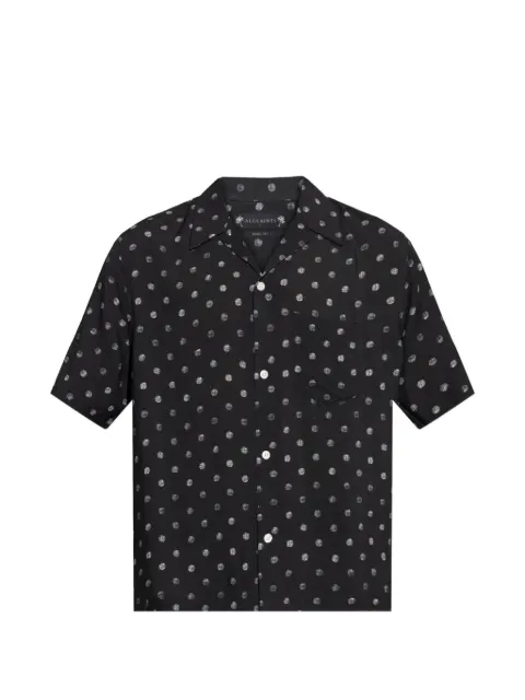 AllSaints Upton buttoned shirt Black M048SE