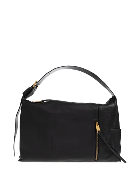 AllSaints zip-fastening leather shoulder bag Black W266XE